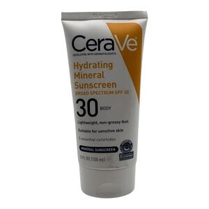 CeraVe - Hydrating Mineral Sunscreen (5 fl oz) - SPF 30 Body Sensitive Skin